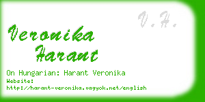 veronika harant business card